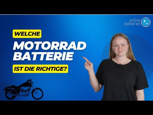 Welche Motorradbatterie ist die richtige?