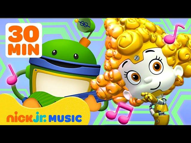 Songs About Robots w/ Bubble Guppies, Blaze & MORE!  30 Minutes | Nick Jr. Music