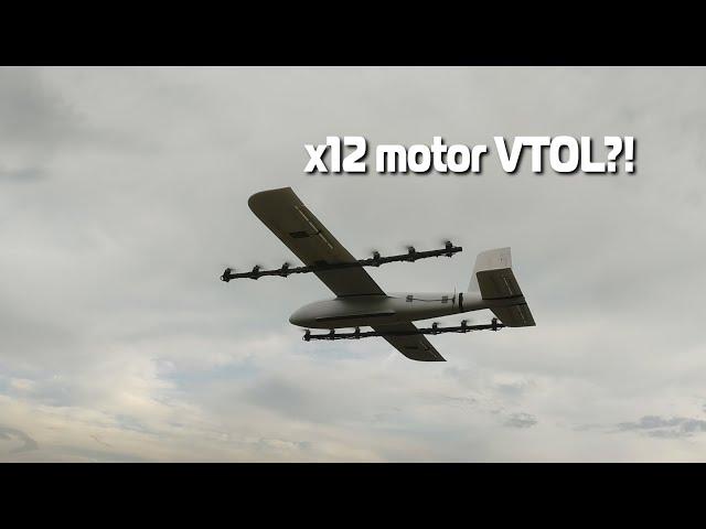 MFE Fighter x12 motor VTOL conversion