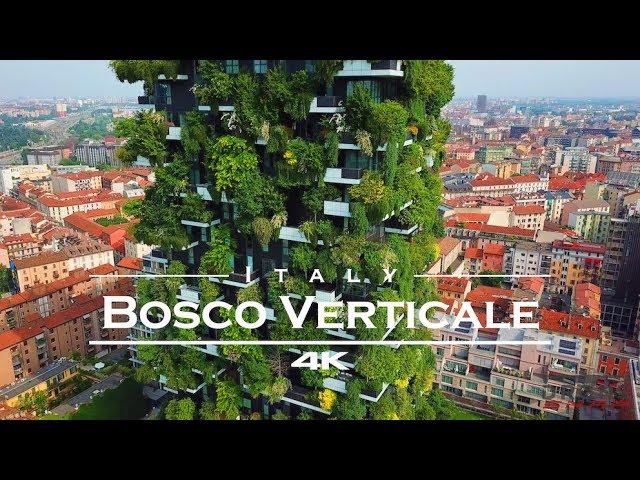 Bosco Verticale - Milan, Italy  - by drone [4K]