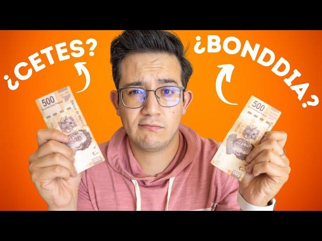 CETES vs BONDDIA ¿Cuál es mejor?