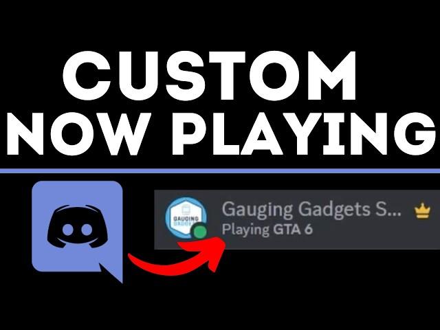 How to Change 'Now Playing' on Discord - 2025 - Set Custom Game Playing Text in Discord