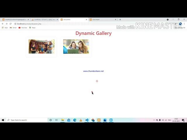 How to create Dynamic Gallery in php with pop-up modal