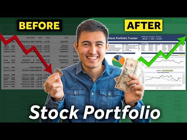 Create a Stock Portfolio Tracker on Excel Using Live Data