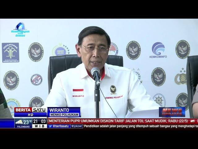 Rencana Demo Besar-besaran di Jakarta, Wiranto: Itu Kejahatan Serius