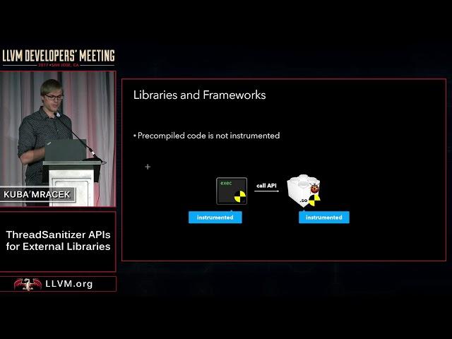 2017 LLVM Developers’ Meeting: K. Mracek “ThreadSanitizer APIs for external libraries ”