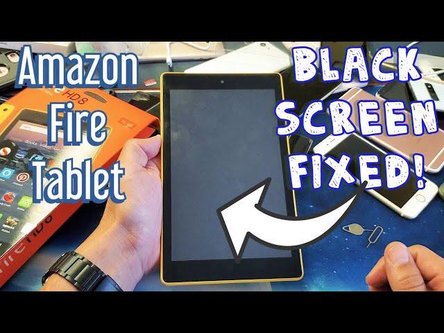 Fire HD 8 Tablet: Black Screen of Death FIXED!! Try These Solutions First!