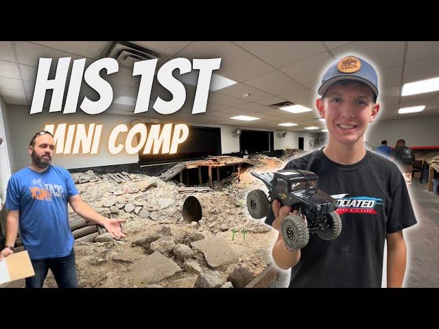 Axial SCX24 comp at Reaction RC Hobbies. 1st run with Avery’s new build, Grand Rapids, MI