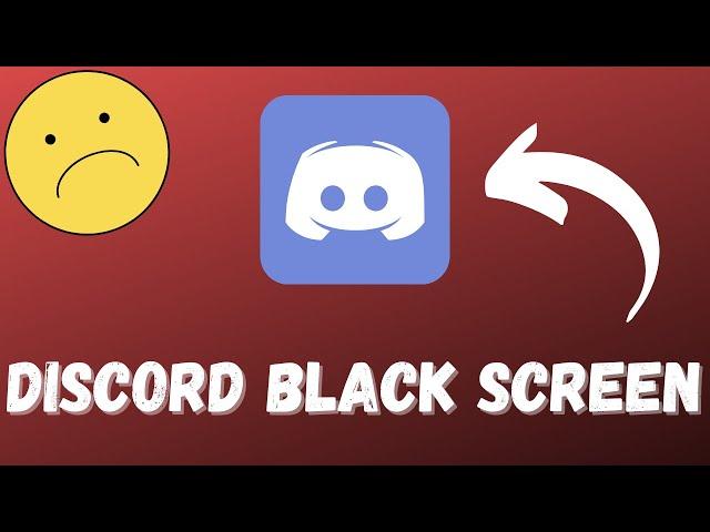 Discord Black Screen Fix || How to Fix Discord Stuck on a black Screen 2023 Windows 10/11