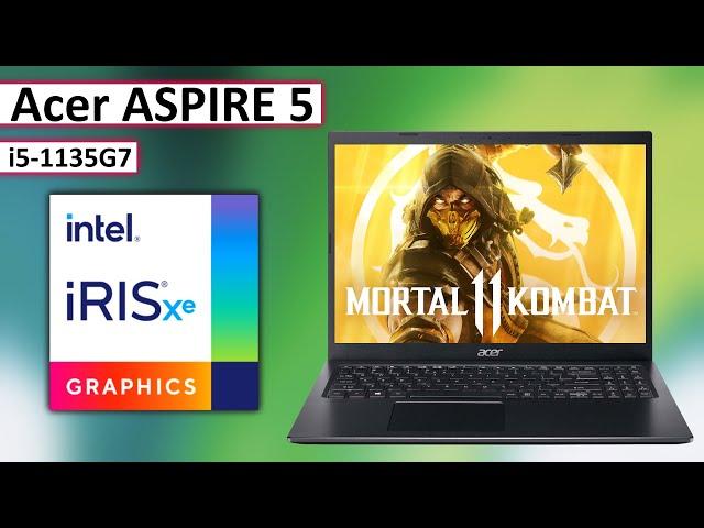 Mortal Kombat 11 - Acer Aspire 5 A515-56 benchmark gameplay | i5-1135G7 | Intel Iris Xe Graphics