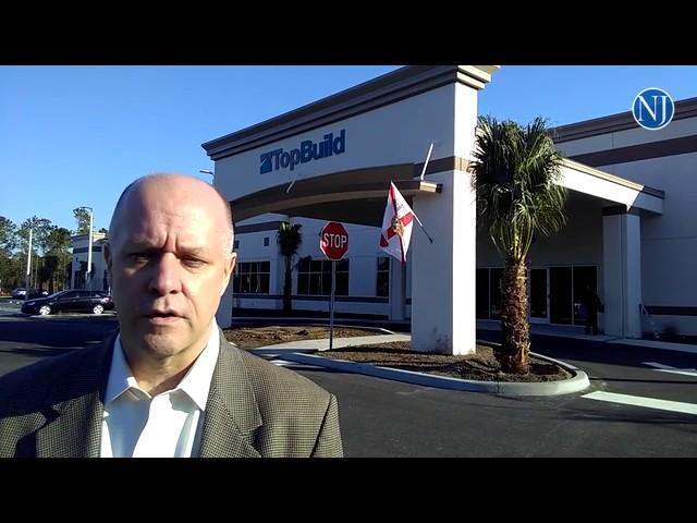 TopBuild CFO John Peterson talks about his company's new HQ in Daytona Beach