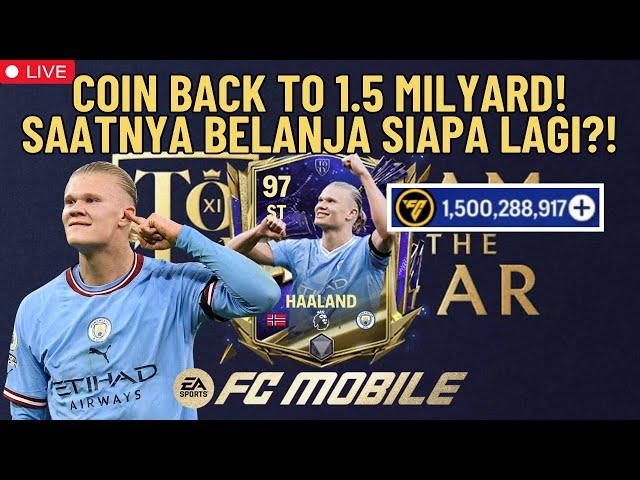 COIN BACK TO 1.5 MILYARD! SAATNYA BELANJA SIAPA LAGI??!! | EA FC Mobile Indonesia