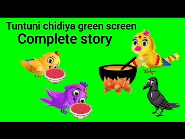 Tuni Chidiya cooking story green screen no copyright #greenscreen #nocopyright