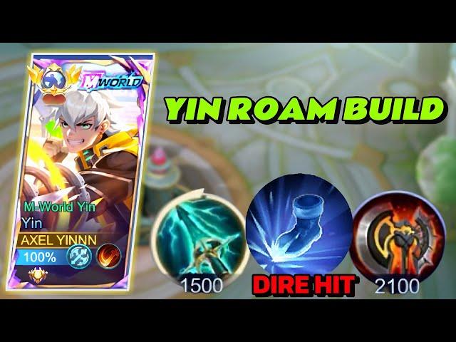 FINALLY YIN ROAM BUILD IS HERE  | YIN NEW BEST BUILD AND EMBLEM 2024 | MOBILE LEGENDS