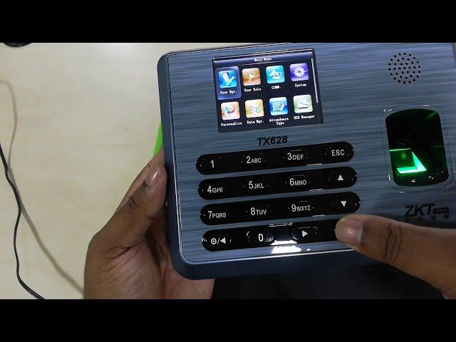 Unbox ZKTeco Fingerprint Time Attendance Device | TX628