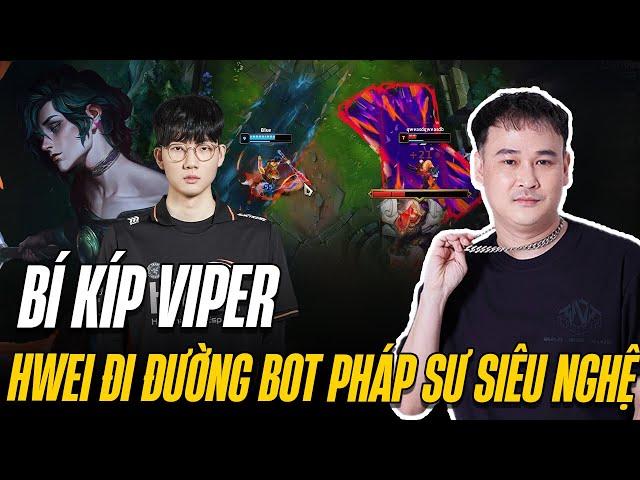 BÍ KÍP VIPER | HWEI ĐI ĐƯỜNG BOT PHÁP SƯ SIÊU NGHỆ TẠI RANK HÀN | LING REACTION