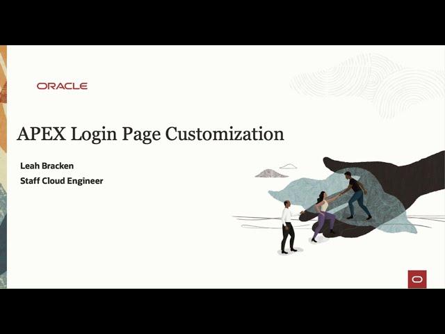 APEX Login Page Customization