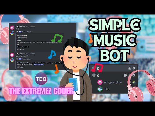 Creating an Easy Discord Music Bot in Minutes | #discord #youtube