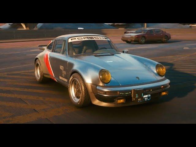 Cyberpunk 2077 - Johnny's Porsche 911 (930) Turbo 1977 vehicle showcase