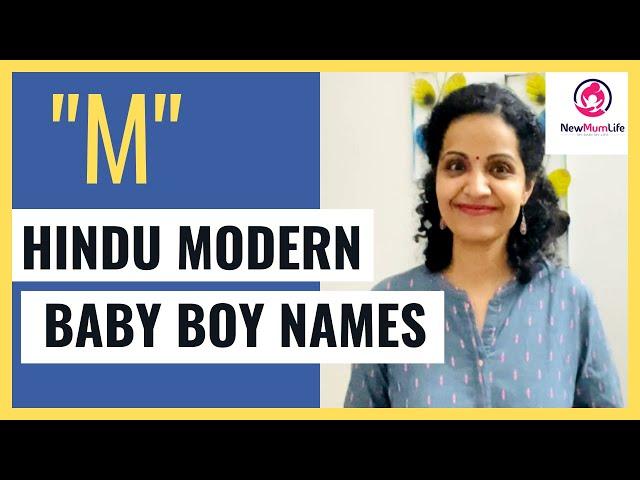 Top 31 Hindu Baby Boy Names starting with M | M Letter Names for Boys | Indian Names for Boys M