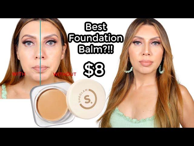 Testing Out VIRAL Sheglam SKINFLUENCER FULL COVERAGE FOUNDATION BALM [Best Balm Ever] 