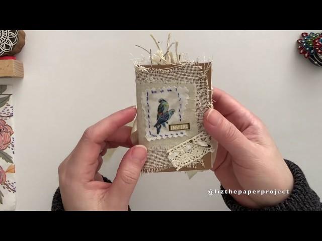 Micro Mini Junk Journal - Make it Mini challenge #makeitmini