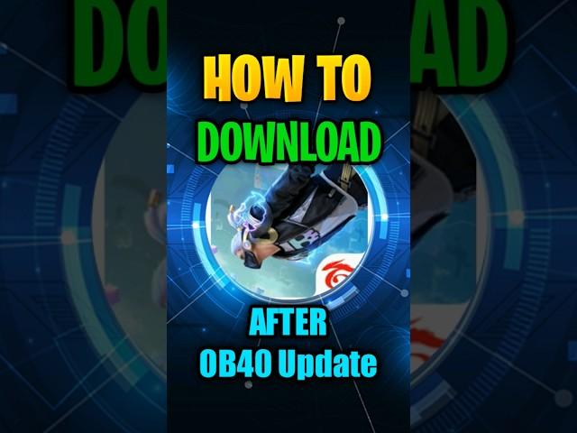 How To Download Free Fire After OB40 Update #shorts