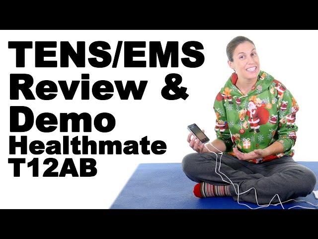 TENS / EMS Unit - Healthmate T12AB Review & Demo - Ask Doctor Jo