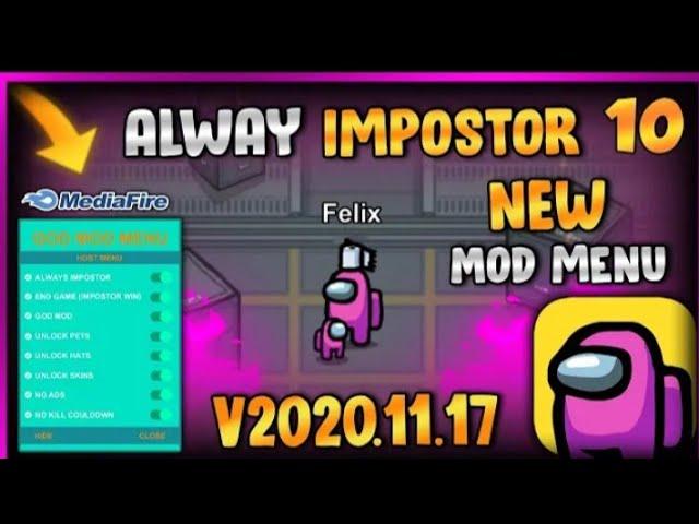 Among us Mod Menu Always Impostor Version 2020.11.17 Among Us Mod Menu - Bad Timing | new mod 2020