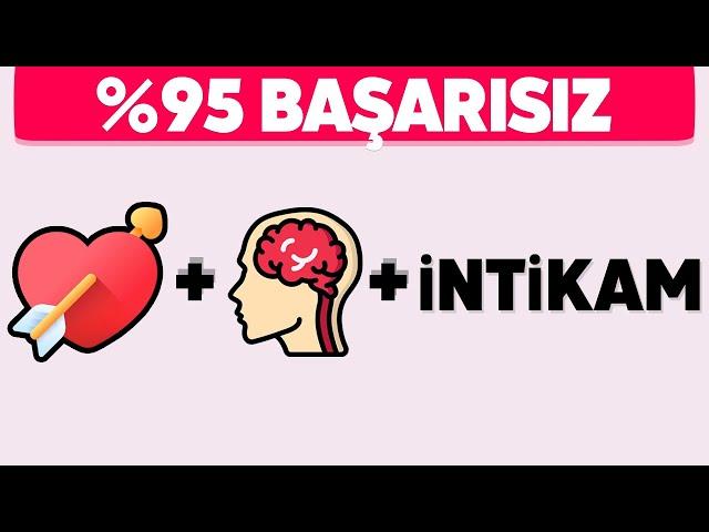 Tüm Sorularda Başarılı Olup Emojilerle Anlatılan Dizileri %92 Bulamıyor