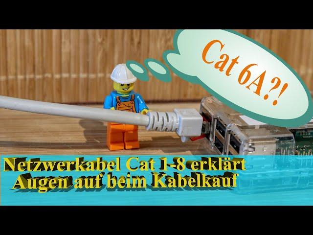 Lan Kabel Kategorien - Was ist ein Cat 7 Kabel? - Netzwerkkabelkunde für Freude an der IT