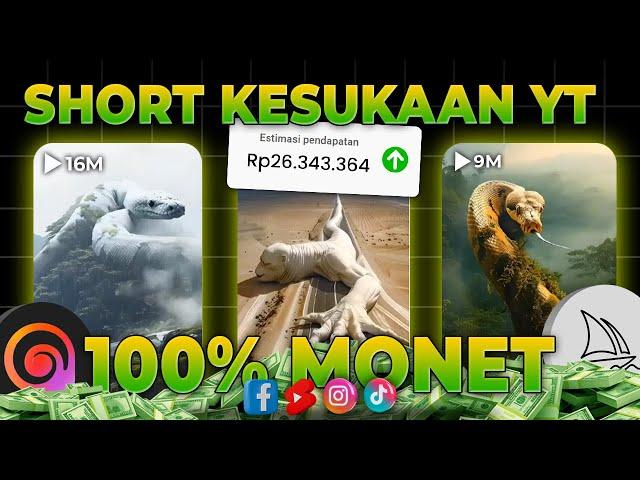 SHORT Paling Gampang Monet! Cuan Jutaan dari YOUTUBE! Cara Dapat Uang dari Youtube 2024 Terbaru