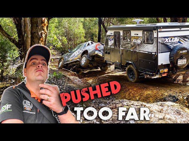 Towing on Slippery Slopes | Hybrid Caravans tested OFFROAD