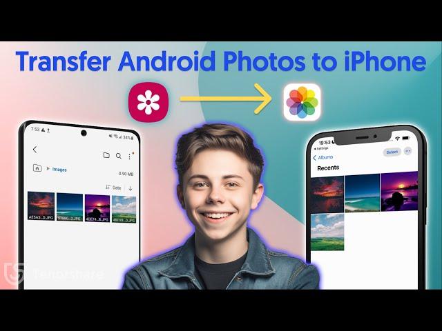 EASILY! How to Transfer Photos from Android to iPhone