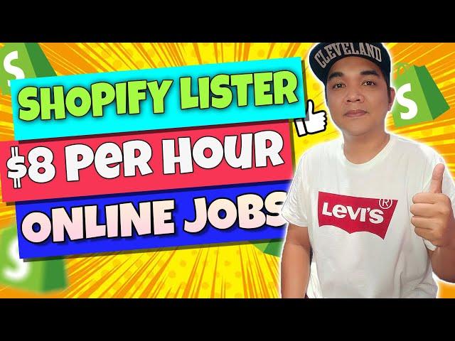 Shopify Product Listing Online Jobs Work From Home For Beginners