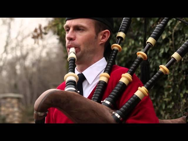 "Danny Boy" played on the bagpipes