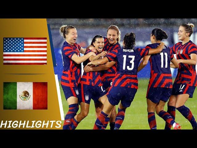 USA vs Mexico | Friendly International Women - Highlights All Goals 01/07/21