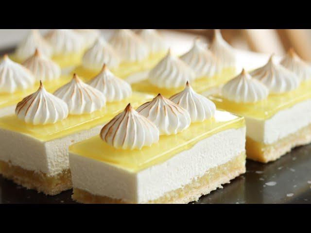 ЛИМОННЫЙ ВЗРЫВМУССОВОЕ ЛИМОННОЕ пирожное LEMON mousse cake