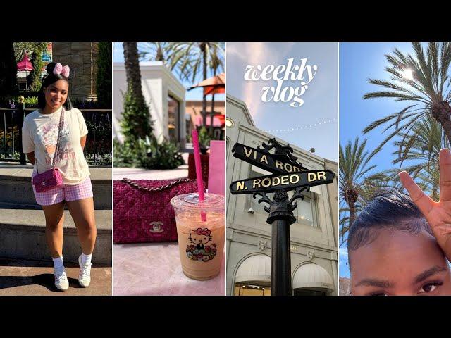 LA VLOG: Day at Disney, Hello Kitty Cafe, Emotional Chat, Luxury Shopping, Cute Coffee Shop & More