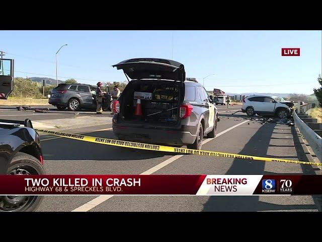 2 dead after crash on Highway 68