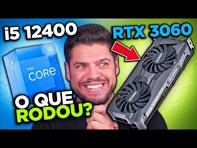 O QUE RODA o PC CUSTO X BENEFÍCIO de R$ 6 mil? GAMES 12400F e RTX 3060, roda TUDO no ULTRA?