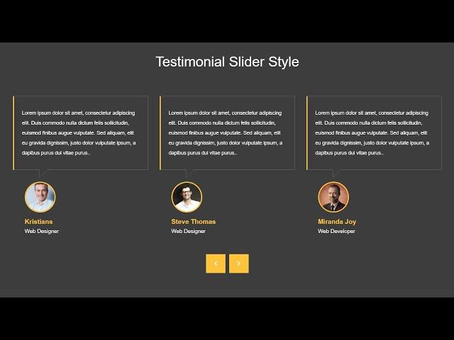 Responsive Testimonial Slider With Bootstrap Carousel | Simple Bootstrap Testimonial