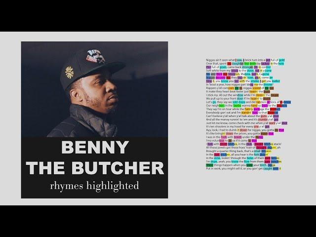 Benny the Butcher on Sunday School - Lyrics, Rhymes Highlighted (130)