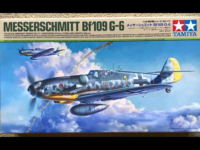 Best kit ever? Tamiya 1/48 Bf109G-6 Review (61117) & Spitfire comparison