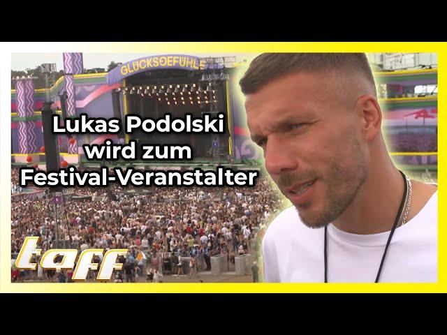 Lukas Podolski ist ein wahres Allround-Talent! - Sein neustes Projekt, das Glücksgefühle-Festival