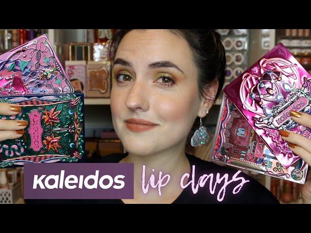 Kaleidos Lip Clay Collection | Lip Swatches of ALL 16 Shades + Review