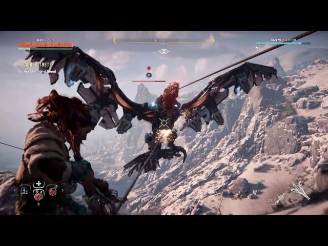 Horizon Zero Dawn.. How to easily kill a Stormbird!!! Best way!!!