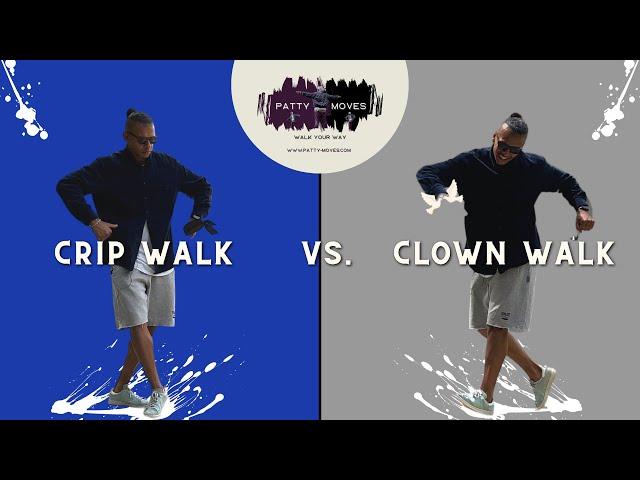 Crip Walk vs. Clown Walk - The Differences  #cwalk