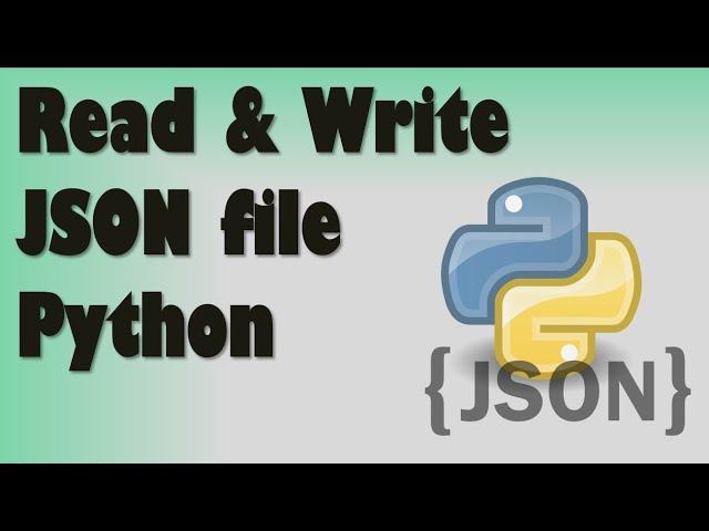 How to Read and Write JSON File in Python  #json #python