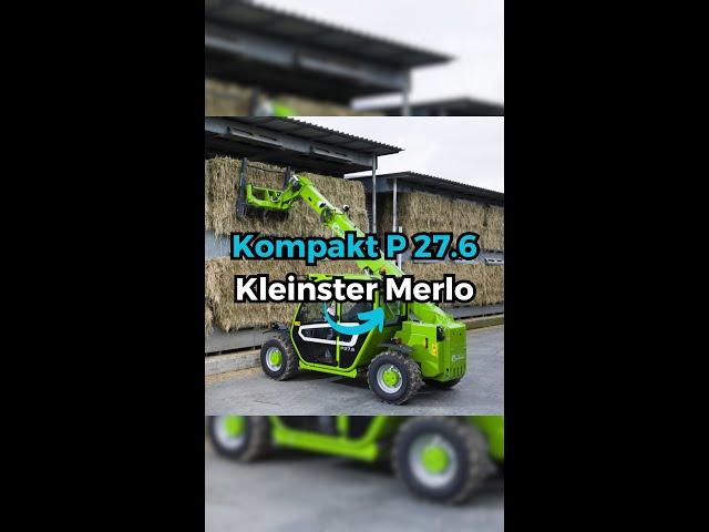 Merlo Kompakt P 27.6 - Perfekt für flexible Hubarbeiten